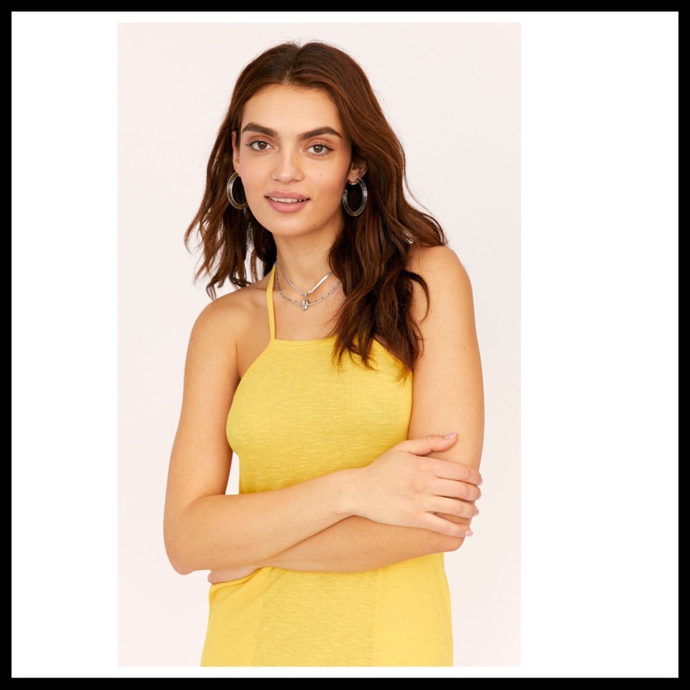 FREE PEOPLE MAXI MIDI SLIP TANK SUN DRESS A2C - Picture 3 of 9